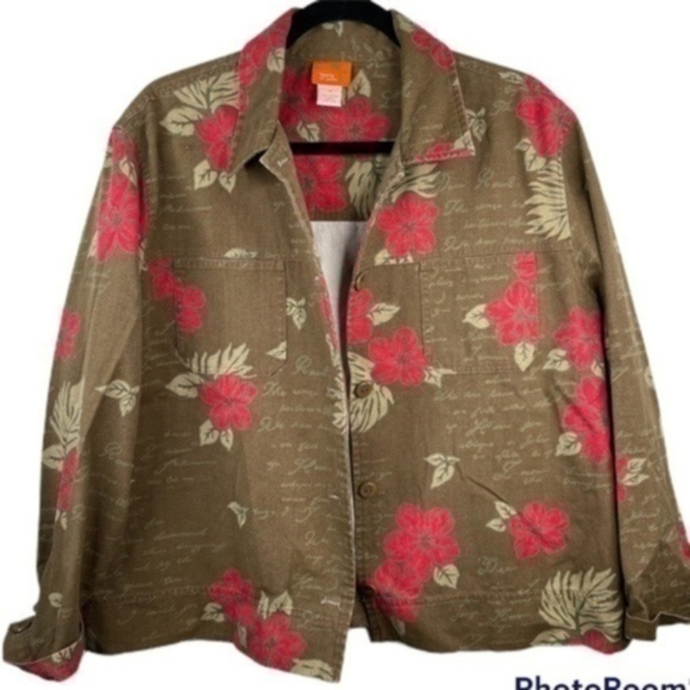 Hearts of Palm Womens Size 16 Jacket 🌴🌸